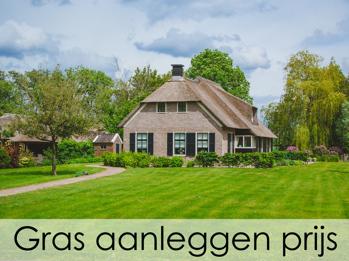 Gras aanleggen prijs