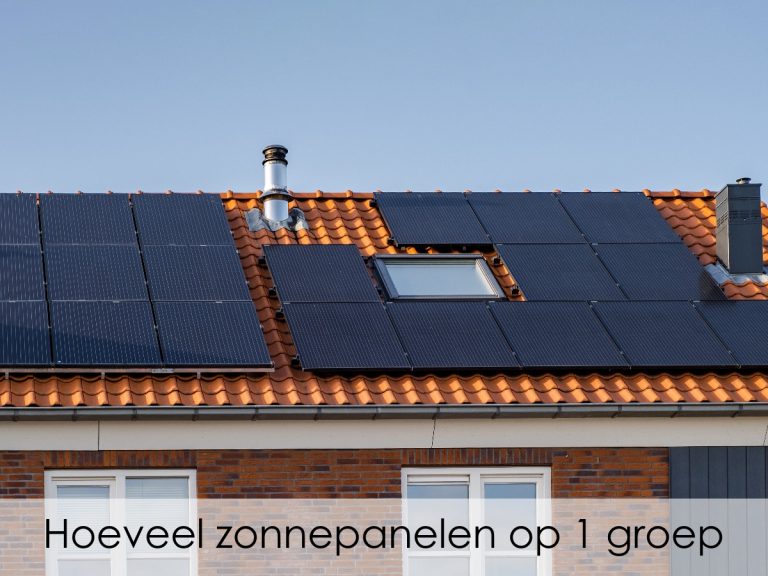 Hoeveel zonnepanelen op 1 groep? Waar hangt het van af?