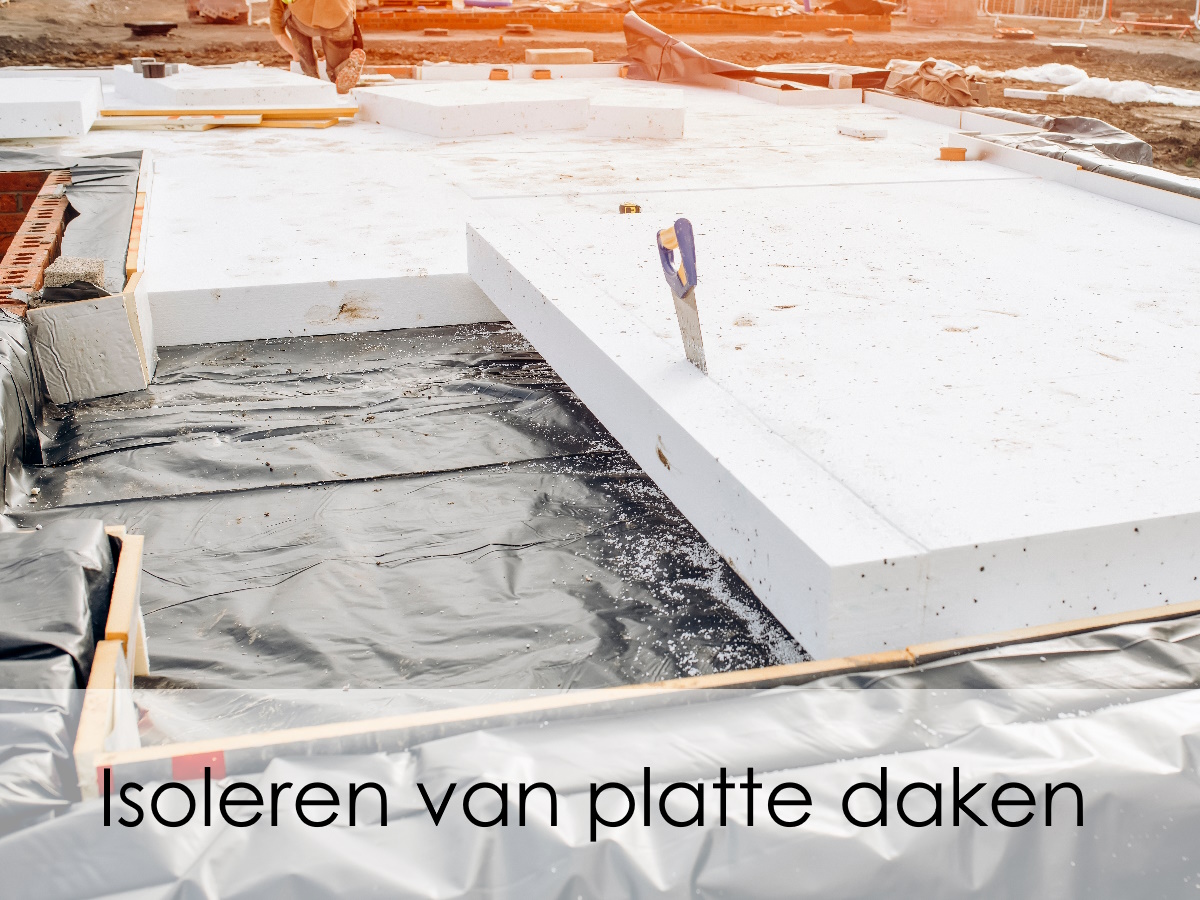 isoleren van platte daken